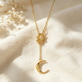 Moon  Pendant  Necklace