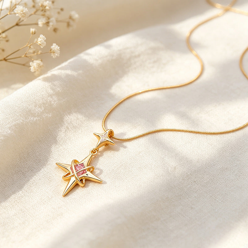 Star Cross Pendant Necklace
