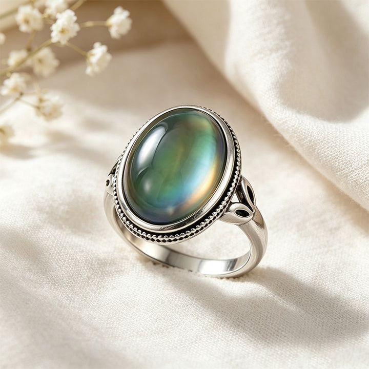 Moonstone Cabochon Ring