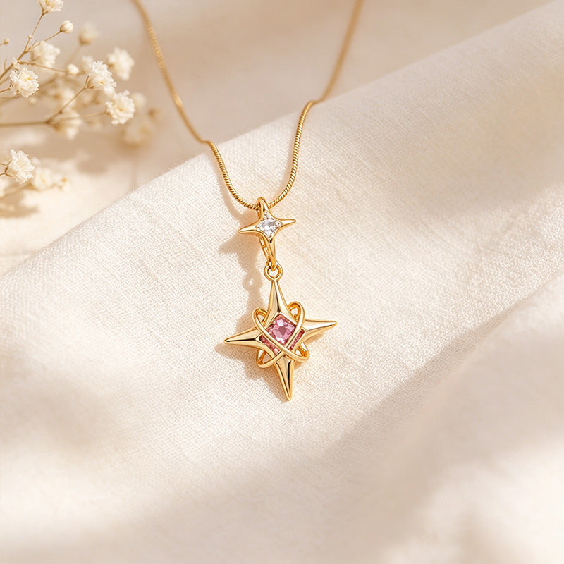 Star Cross Pendant Necklace