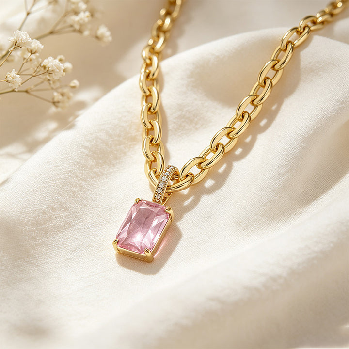 Moissanite Pendant Necklace
