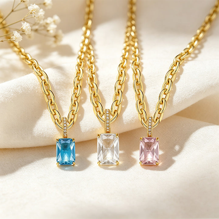 Moissanite Pendant Necklace
