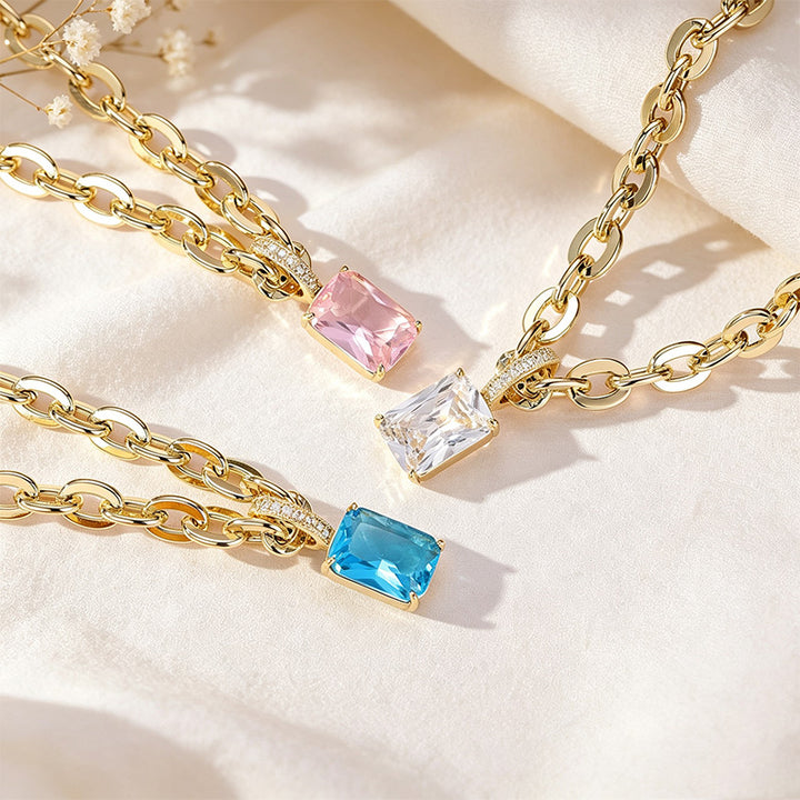 Moissanite Pendant Necklace