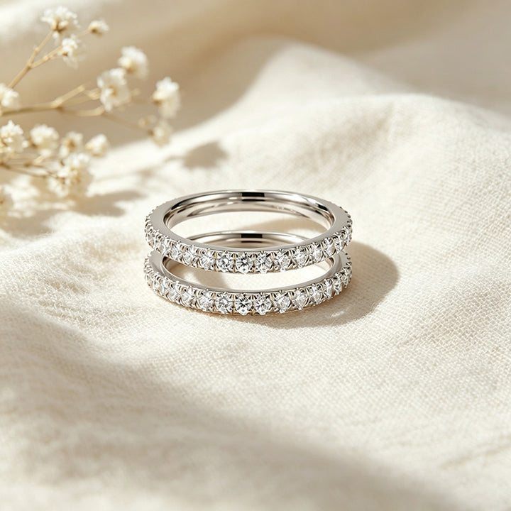 Eternity Paved Band Ring