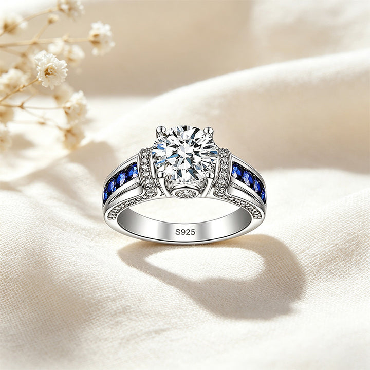 CZ Sapphire Ring