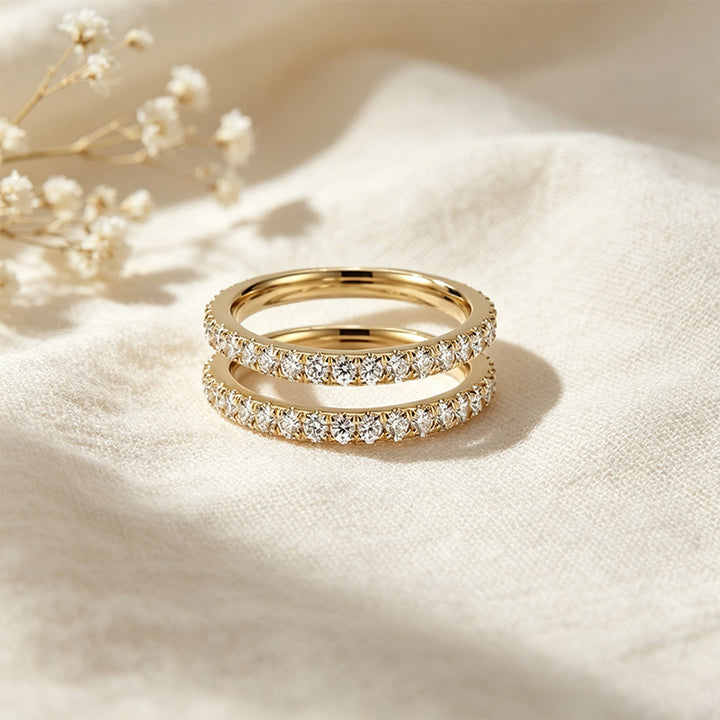 Eternity Paved Band Ring