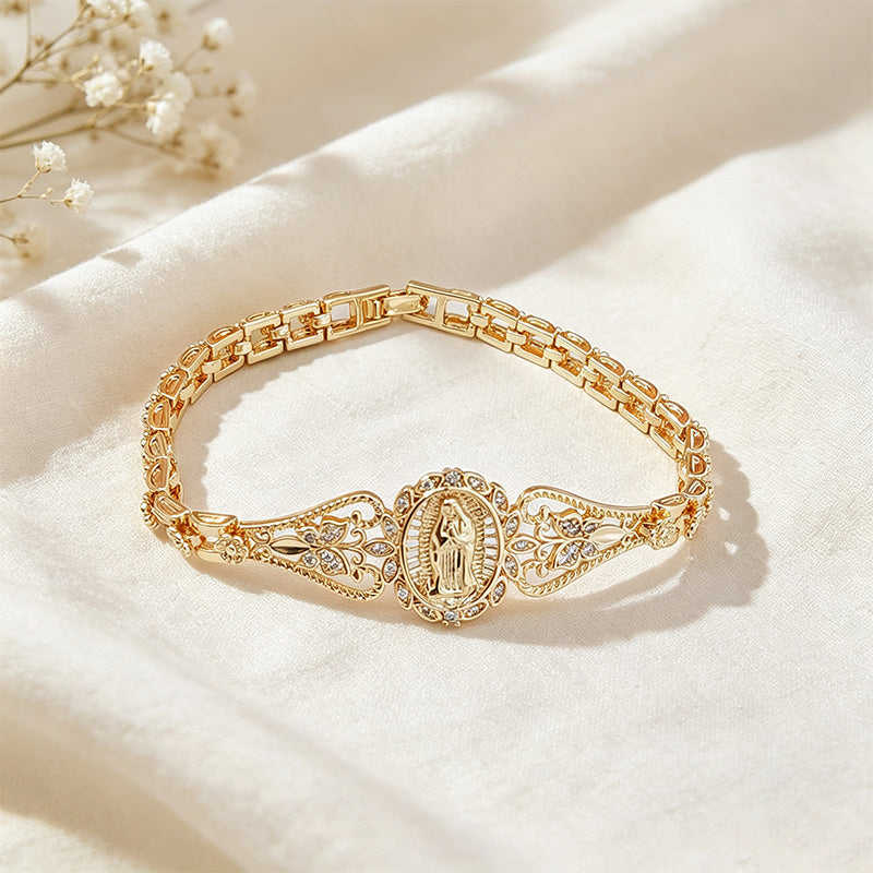 Floral Cut-out Bracelet