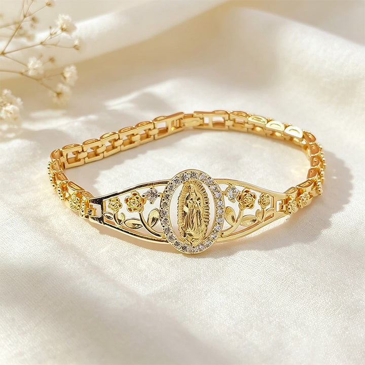 Floral Cut-out Bracelet