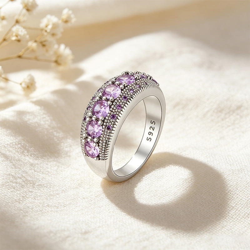Multi-Stone CZ Paved Ring