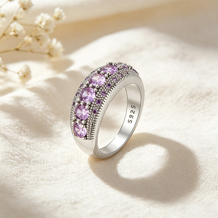 Multi-Stone CZ Paved Ring