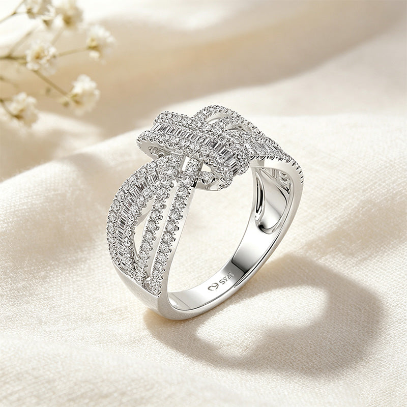Openwork Ribbon Ring