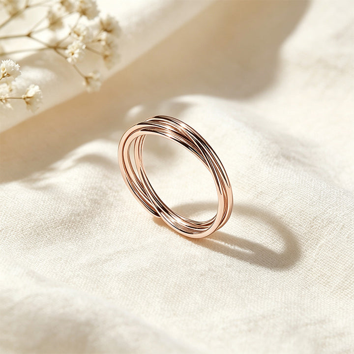 Interlocking Three-Ring Band
