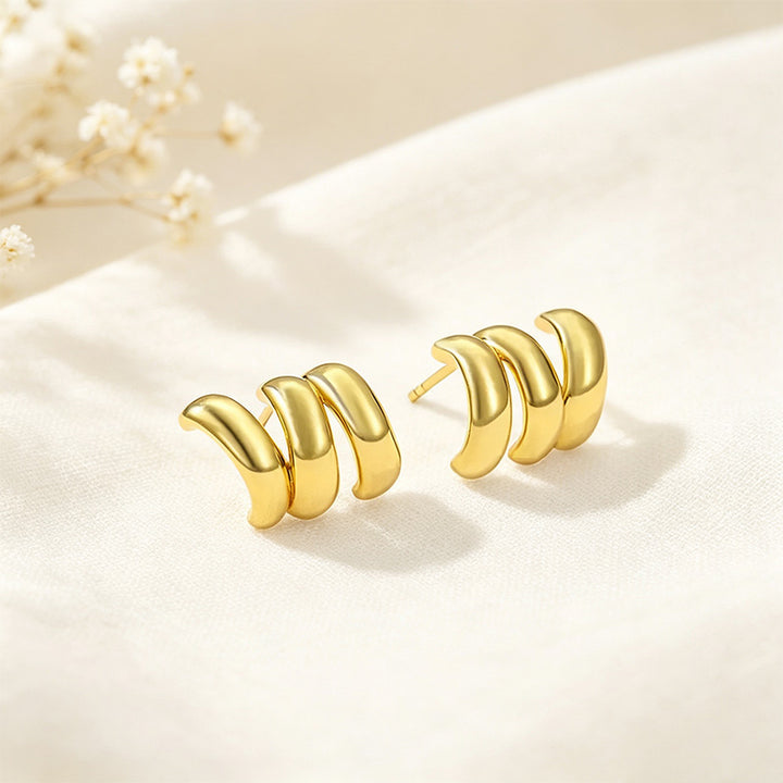Stacked Hoop Earrings