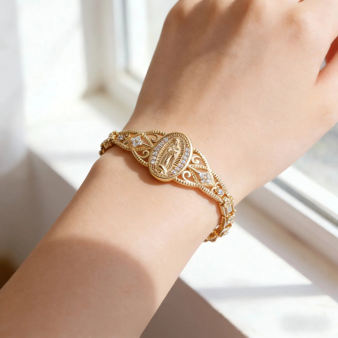 Floral Cut-out Bracelet