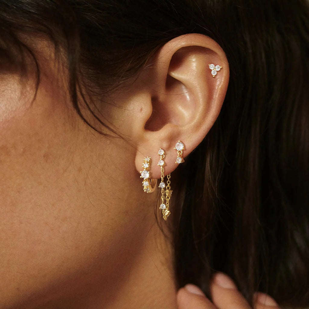 Cubic Zirconia Earring Set