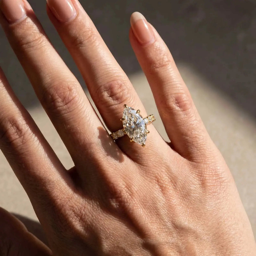 Minimalist Marquise CZ Ring
