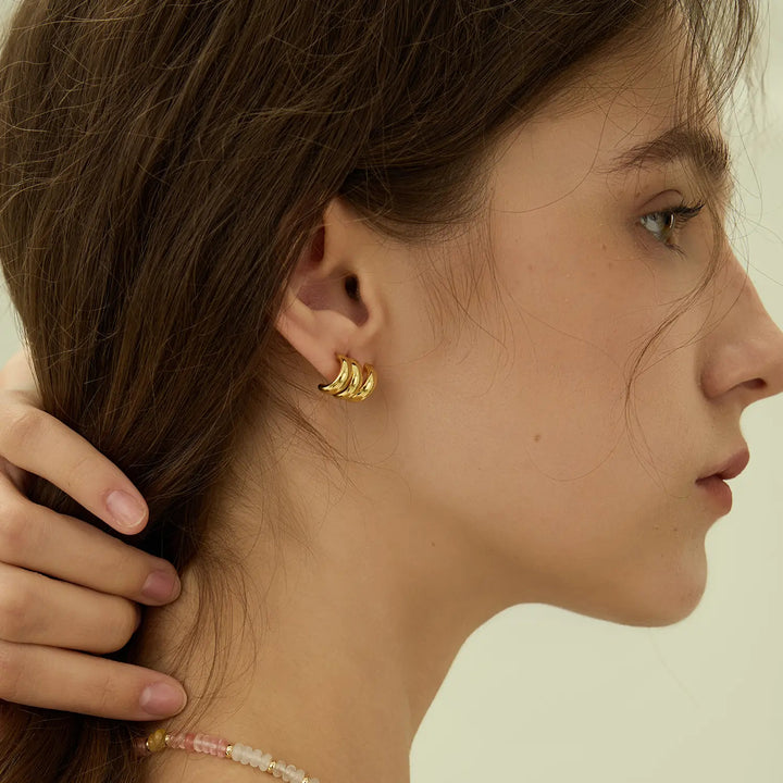Stacked Hoop Earrings