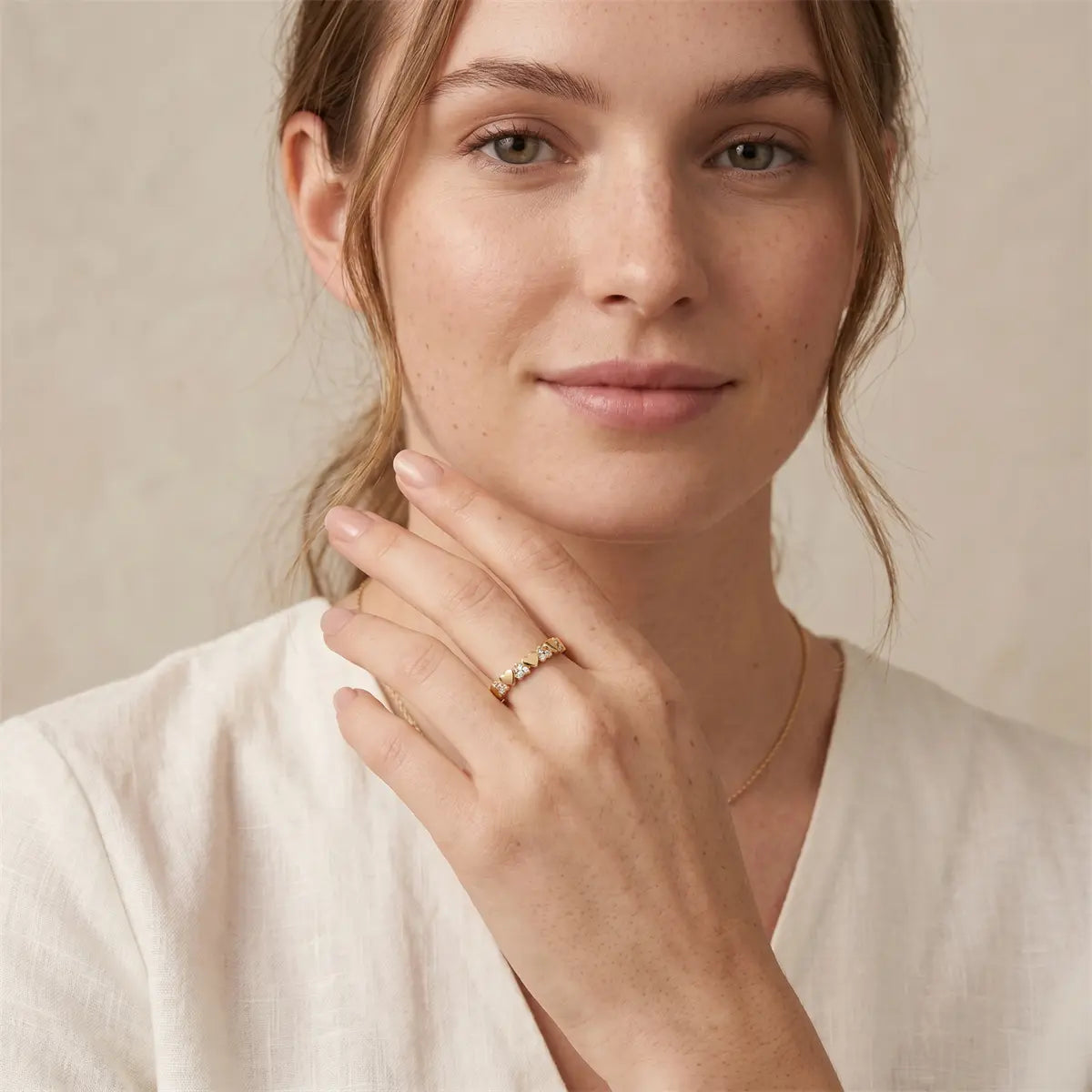 Heart Beat Eternity Ring