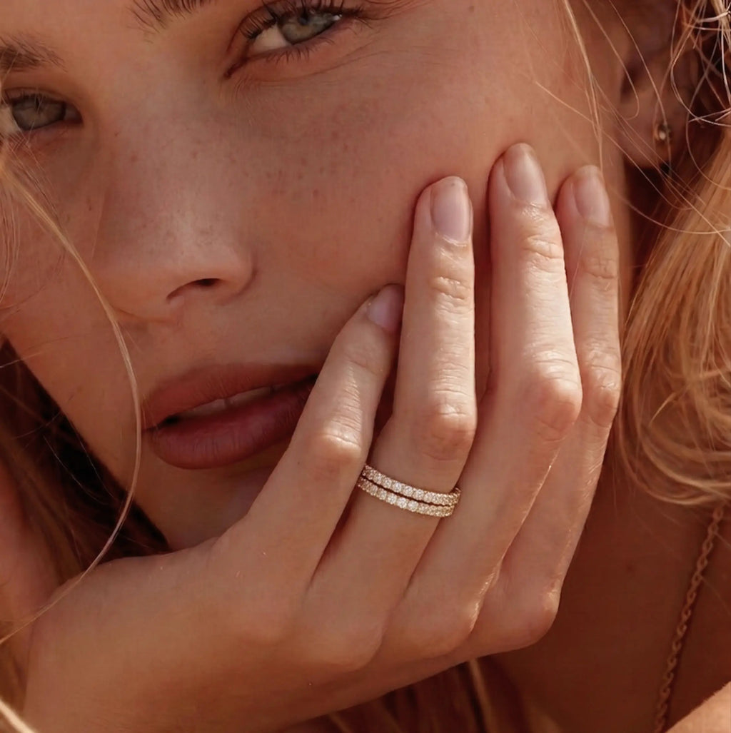 Eternity Paved Band Ring