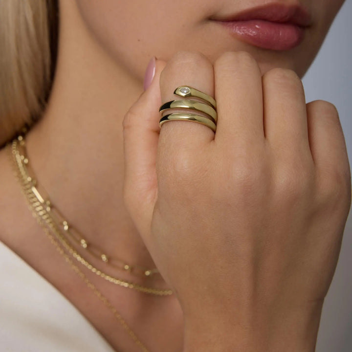 Snake Open Wrap Ring