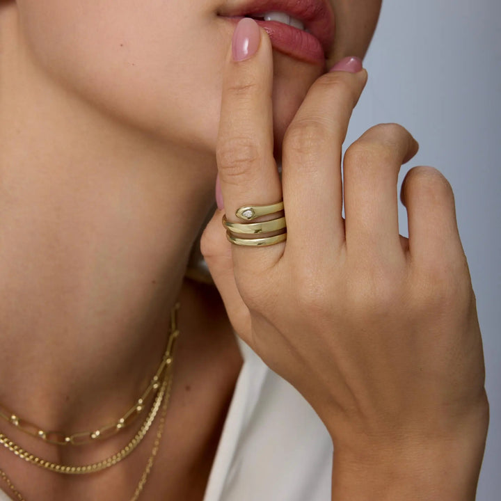Snake Open Wrap Ring
