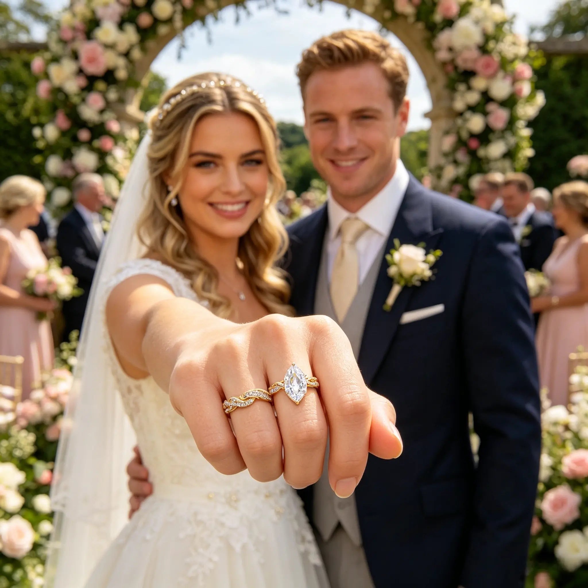 Marquise Cut Moissanite Ring Series