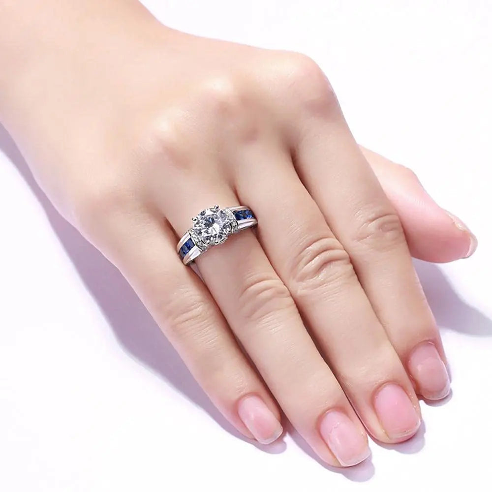 CZ Sapphire Ring