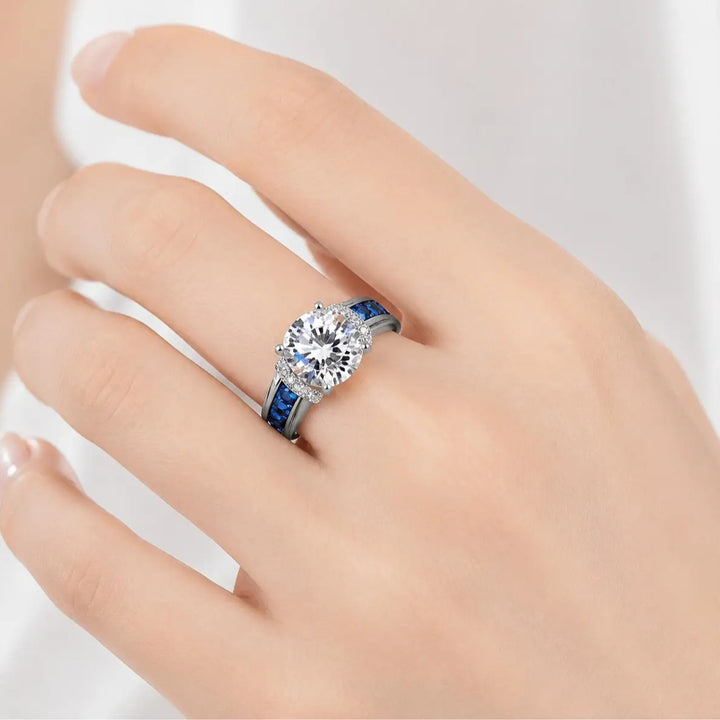CZ Sapphire Ring
