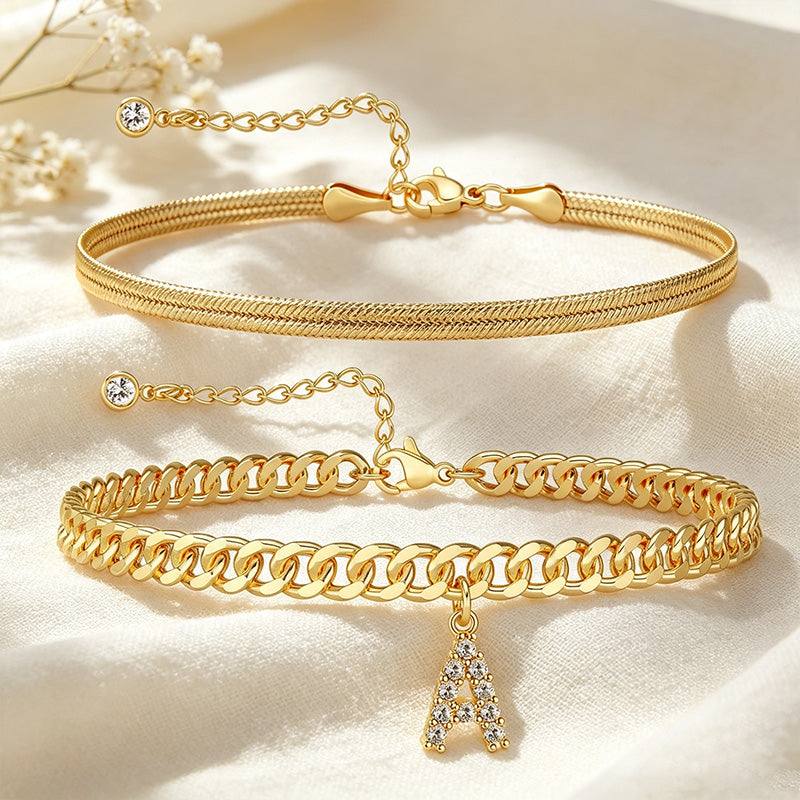 Double-layer initial anklet