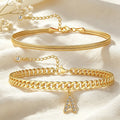 Double-layer initial anklet