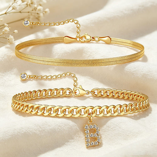 Double-layer initial anklet
