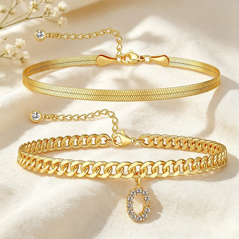 Double-layer initial anklet