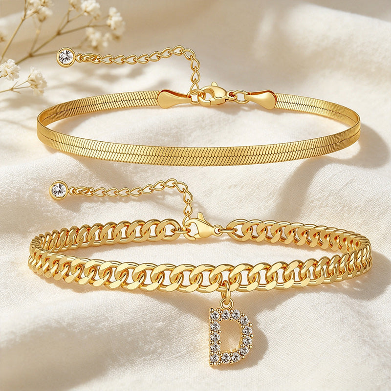 Double-layer initial anklet