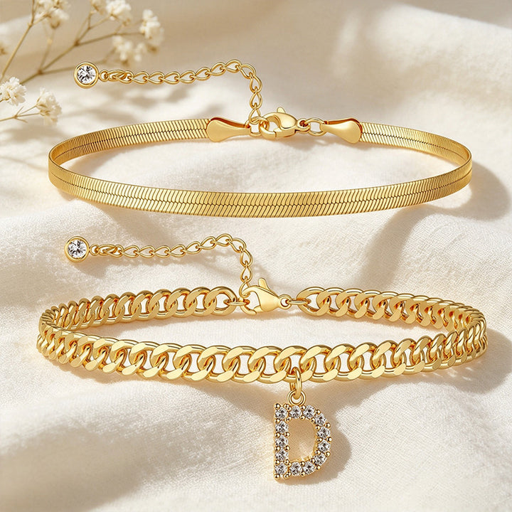 Double-layer Initial Anklet