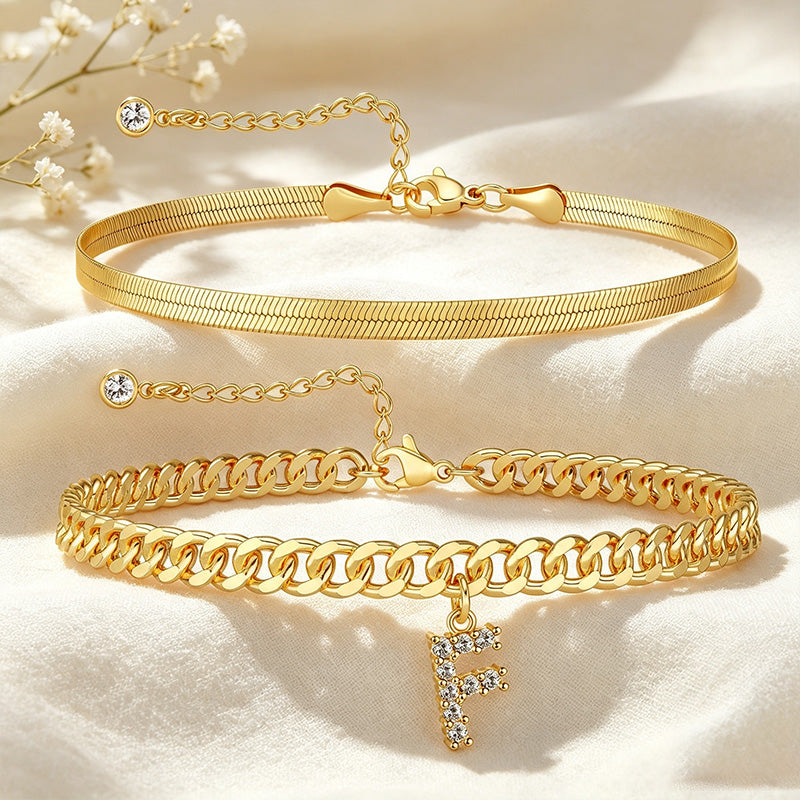 Double-layer initial anklet