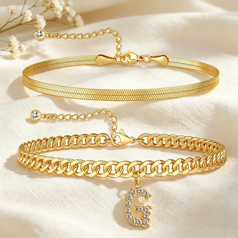 Double-layer initial anklet
