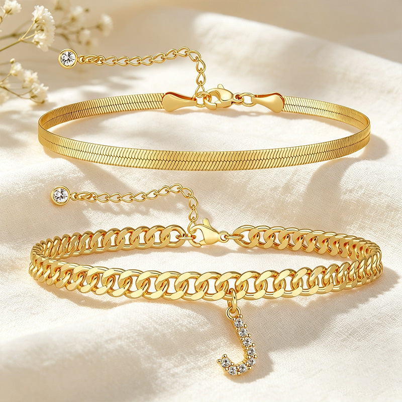 Double-layer initial anklet