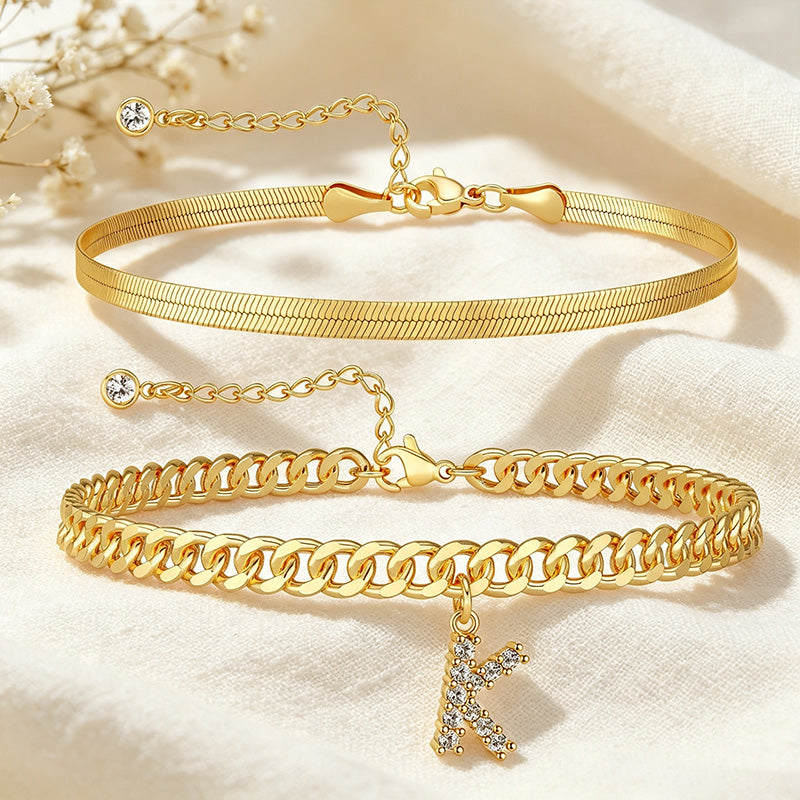 Double-layer initial anklet