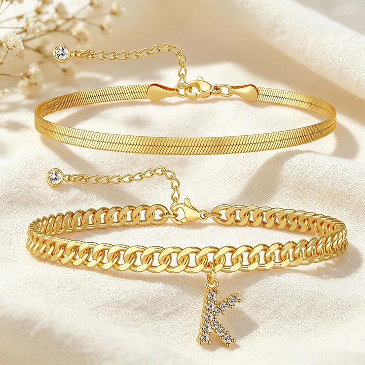 Double-layer Initial Anklet