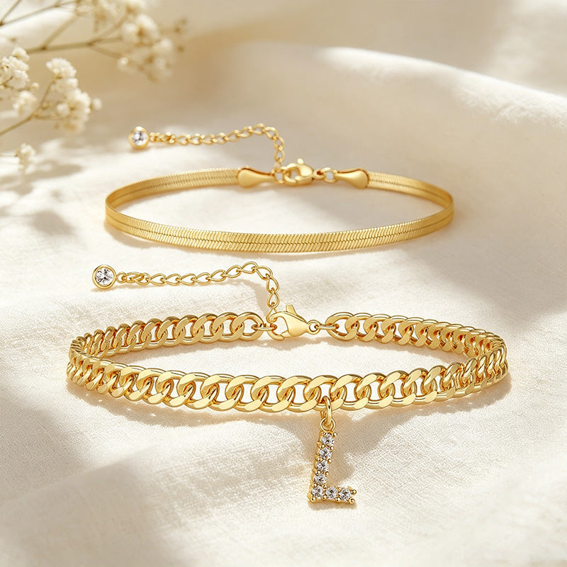 Double-layer initial anklet