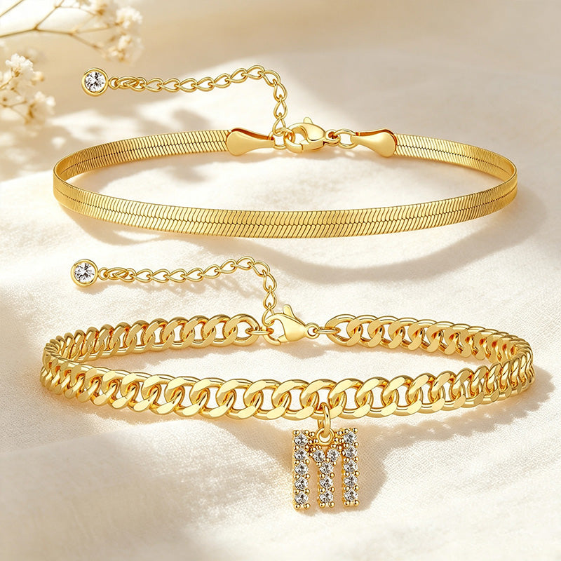 Double-layer initial anklet