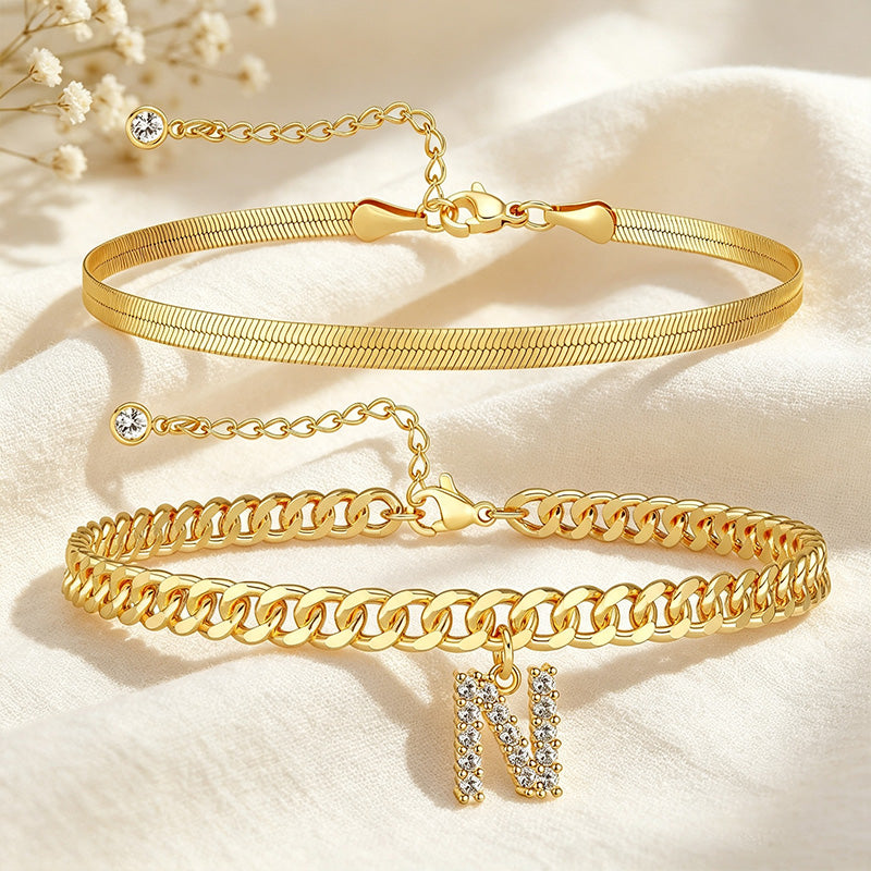Double-layer initial anklet