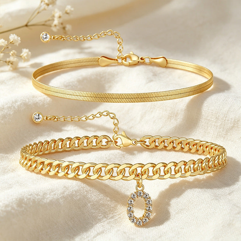 Double-layer initial anklet