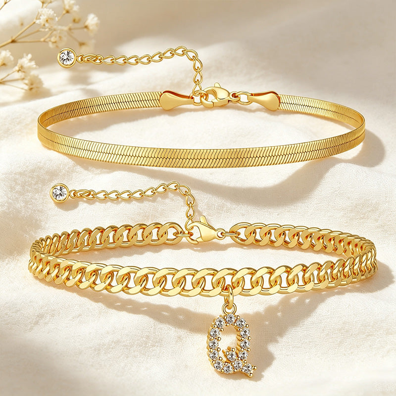 Double-layer initial anklet