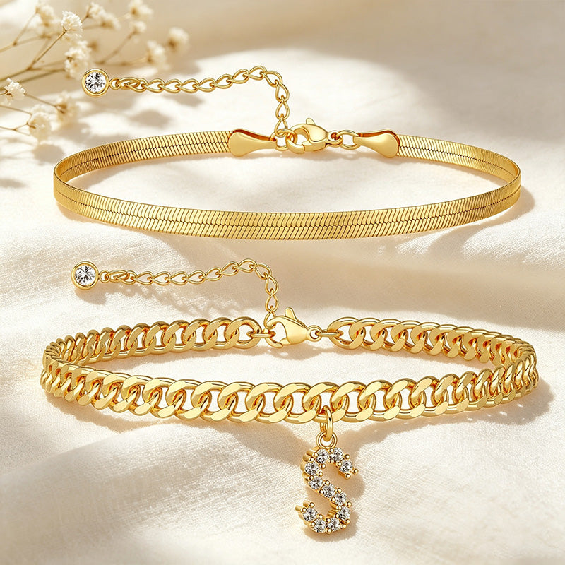 Double-layer initial anklet
