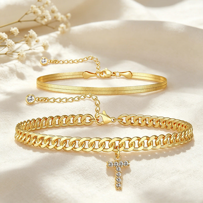 Double-layer initial anklet