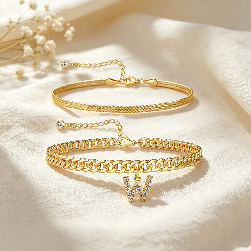 Double-layer initial anklet
