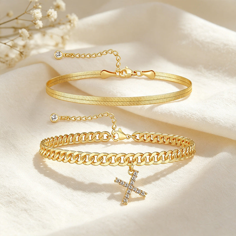 Double-layer initial anklet
