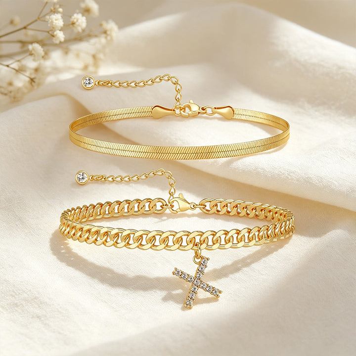 Double-layer Initial Anklet