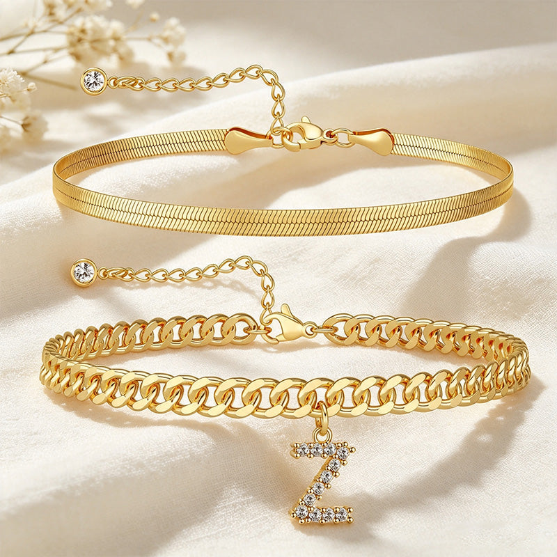 Double-layer initial anklet